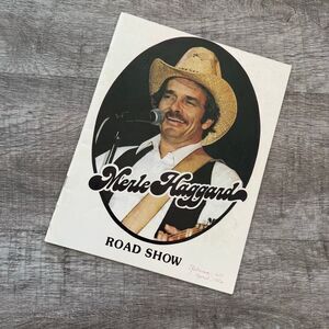 Merle Haggard Musical Program Magazine Country Playbill Collectible Country 1982